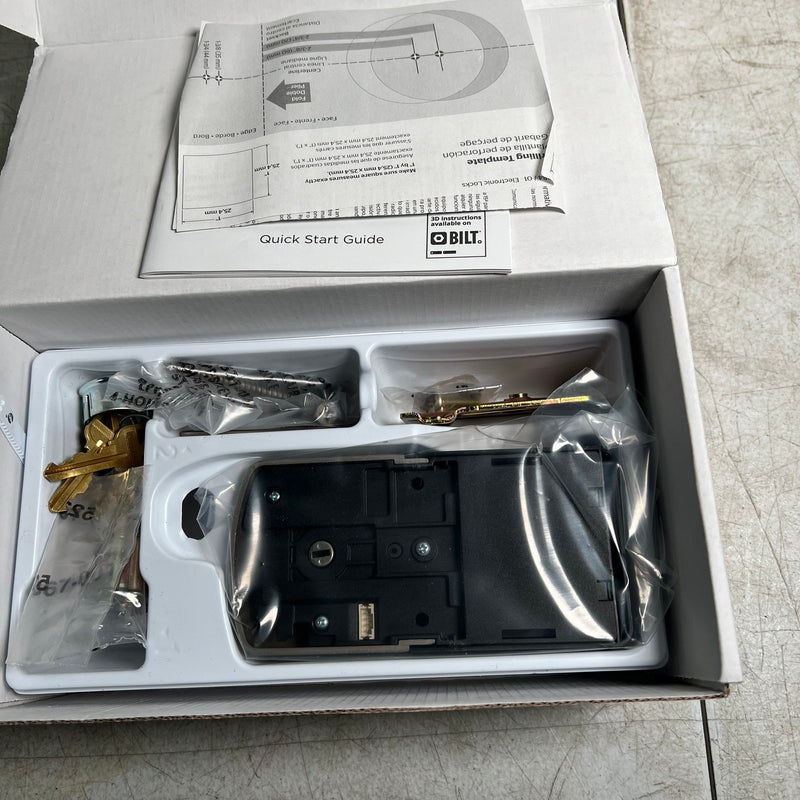 Kwikset Single Cylinder Electronic Deadbolt SmartCode 260 Satin Nickel Keypad