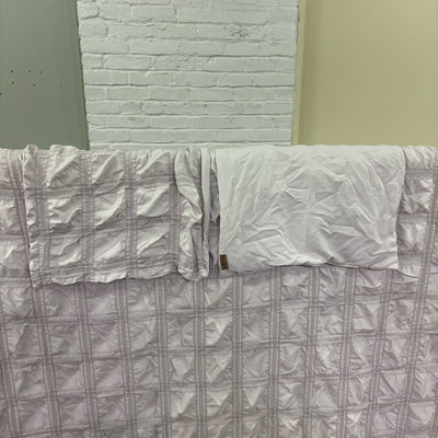 Koolaburra by UGG Full Comforter Set w 2 Pillow Shams, Square Pattern, Beige