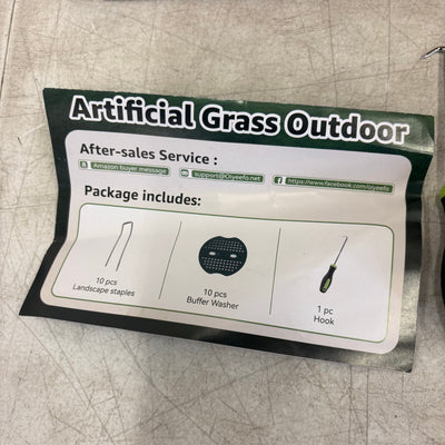 5'x10' Artificial Turf Grass Outdoor Synthetic Fake Grass Rug w Drainage Holes