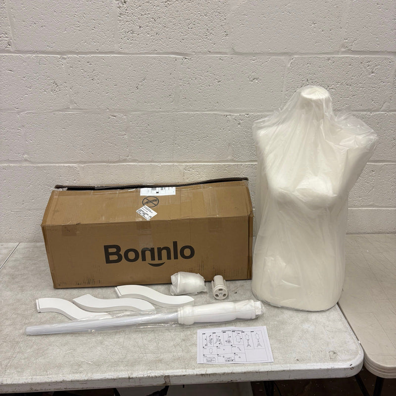Bonnlo Female Dress Form Pinnable Mannequin Body Torso Tripod Stand Size 2-4