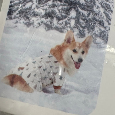 Koolaburra UGG Pet Jayla Pajama Shirt for Dog 12-13" Collar, Tree Design, Small