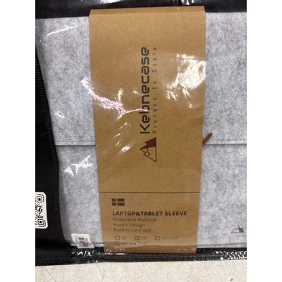 Kebnecase Nordic Stylish 12" Laptop Sleeve/Laptop case/Computer Bag Grey Felt