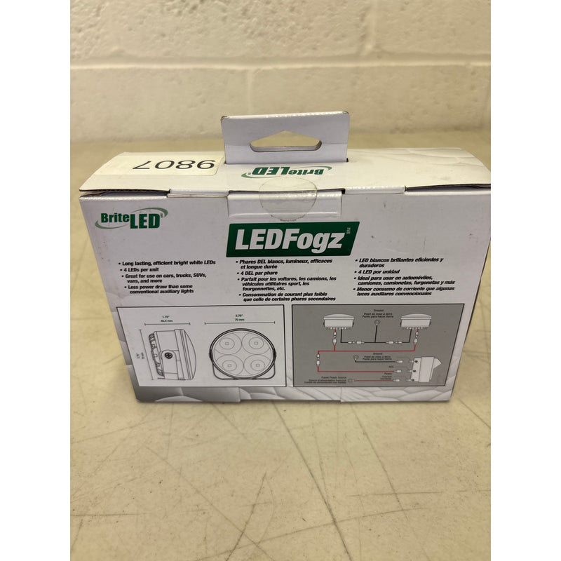 BriteLED LEDFogz - Plug And Play LED Driving / Fog Light Kit 8 LEDS 12V - 71302