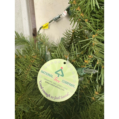 National Tree Company Pre-Lit Artificial Full Christmas Tree, Dunhill Fir, 6.5FT