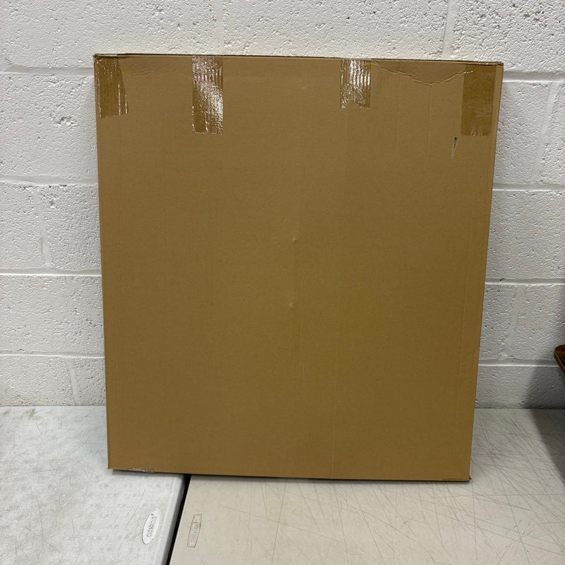 Cumbor 29.7-46" Wide Baby Gate Self Closing Dog Gate Pressure Mounted - Brown