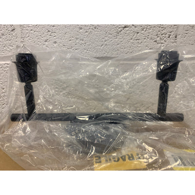 WINSHEN Black 2-Lights Wall Sconce Lighting with Seeded Glass Lampshades