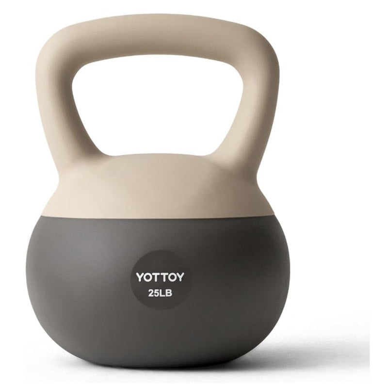 YOTTOY 25 lbs Soft Kettlebell for Strength Training Kettlebell Soft-Sided