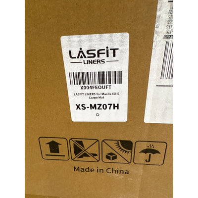 LASFIT Cargo Mat for Mazda CX5 2017-2025, CX 5 All Weather Trunk Mat - Black