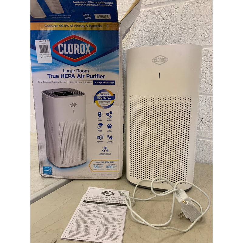 Clorox Large Room 1,500 sq ft True HEPA Air Purifier Energy Star Certified 11010