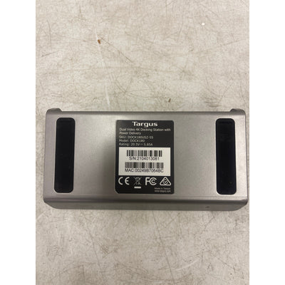 Targus USB-C Universal Dual Video 4K Laptop Docking Station Charging Audio USB