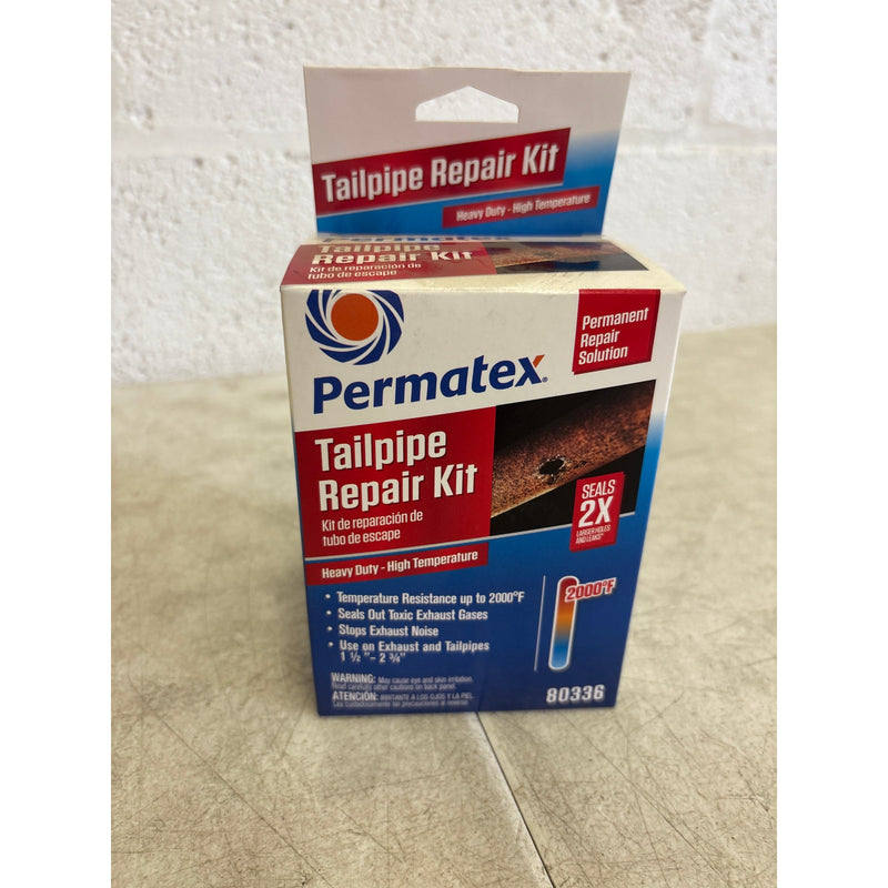 Permatex Heavy Duty High Temperature Tail Pipe Repair Kit, Up To 2000 Degrees F