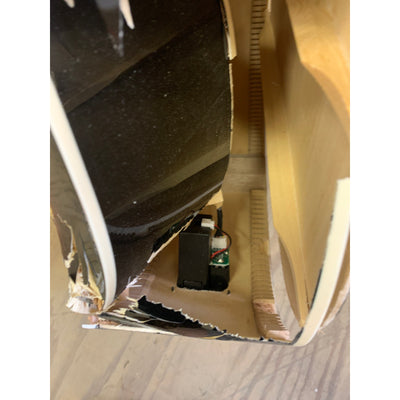 DAMAGED Washburn WA90CE Dreadnought Acoustic-Electric Guitar Vintage