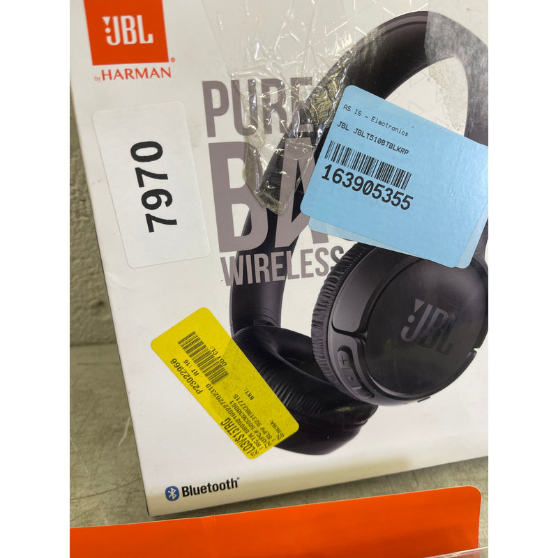 JBL Tune Wireless on-ear headphones - Black, Bluetooth Hands Free Call 510BT