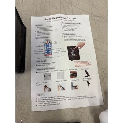 LumosGlow 55FT Solar Warm Light String Lights 100LED, 1200mAh 8 Modes IP67