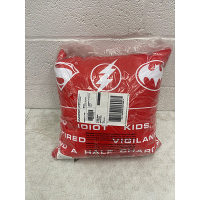 Northwest DC Warner Bros. The Flash Role Call Printed Pillow 18 x 18 Inches