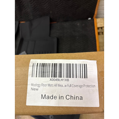 Muslogy Floor Mats All Weather XPE Liners, Black Hyundai Sonata 2024 2025