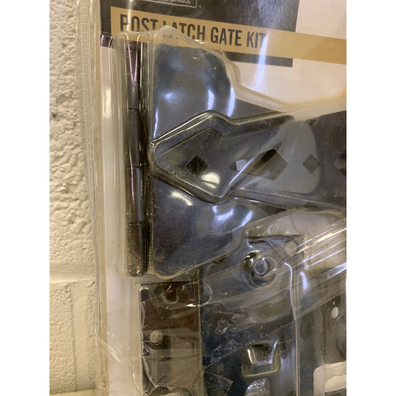 Everbilt Black Post Latch Gate Set