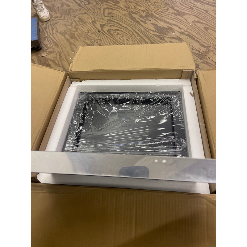 Tribesigns Modern Mirrored Nightstand 3 Drawers Slanted Legs Black Interior