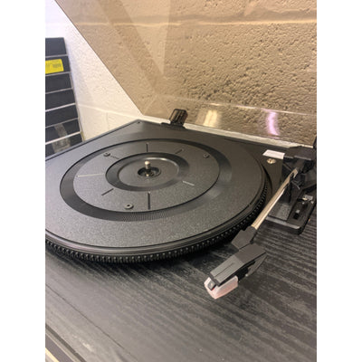 Crosley CR7010A-BK Ridgemont 3-Speed Turntable with Bluetooth, AM/FM Radio