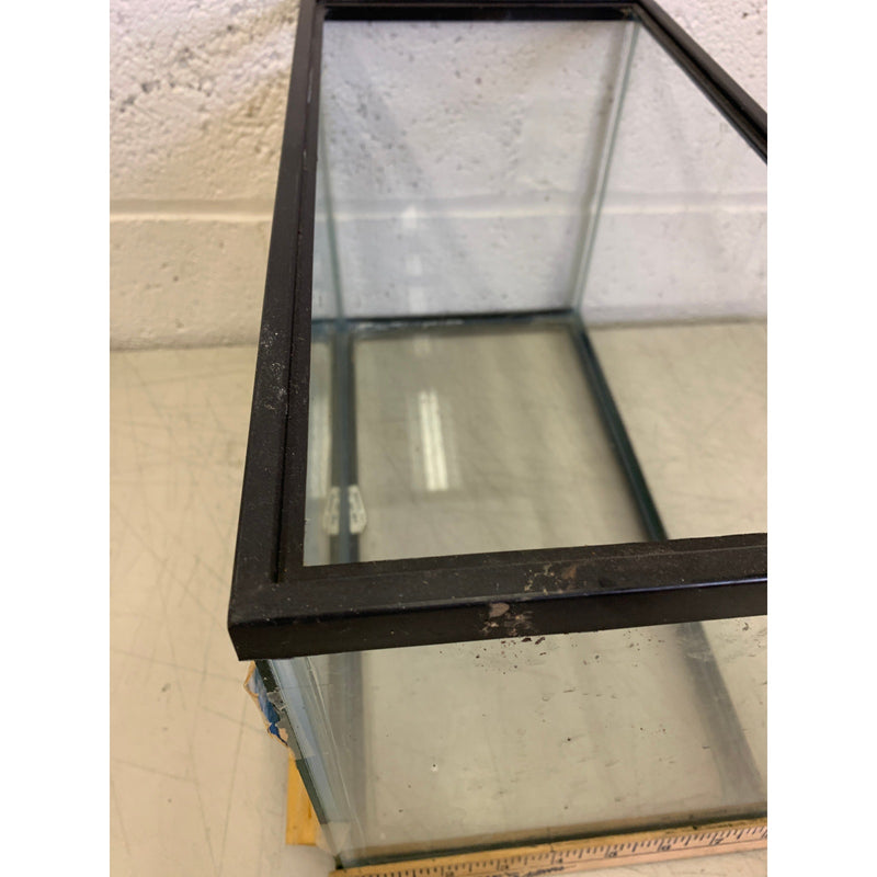 5 1/2 Gallon Fish Tank Reptile Enclosure, Terrarium, Aquarium, NO LID 16" x 8"