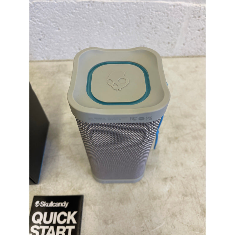 Skullcandy Terrain Large XT Compact Tough Wireless Speaker, Light Grey 10 Hours