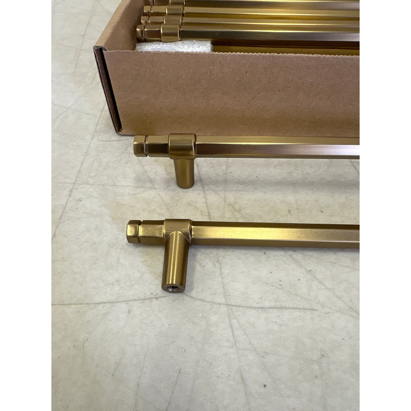 6-Pack Goo-Ki 7-1/2" Hole Center Cabinet Pulls Dark Champagne Bronze, Hardware