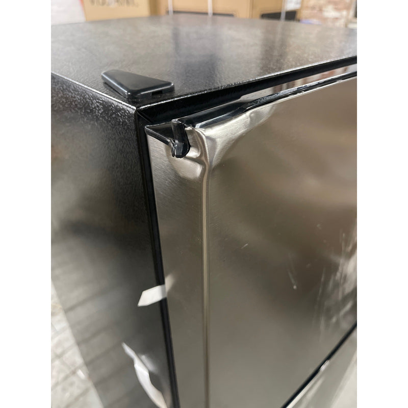 Vissani 10.1 cu.ft. Top Freezer Refrigerator Stainless Steel, COSMETIC BLEMSIHES