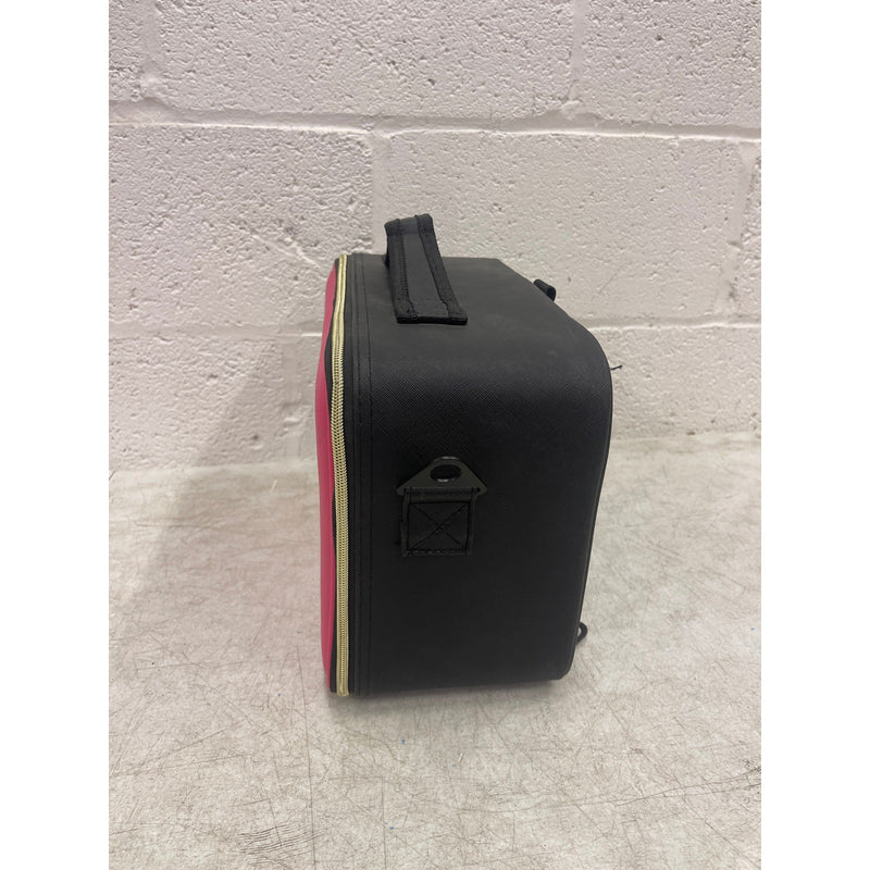 13 x 9 x 6 Inch Traveling Makeup Case, Multiple Compartments for Storage