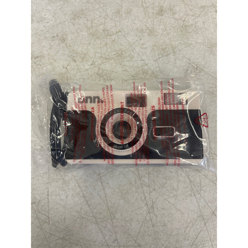 onn. Reusable 35MM Camera w/Flash, Wrist Strap Film and Batteries Included Black