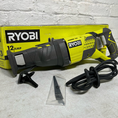 RYOBI 12 Amp Reciprocating Saw with Blade, Corded Electric, 3000CPM
