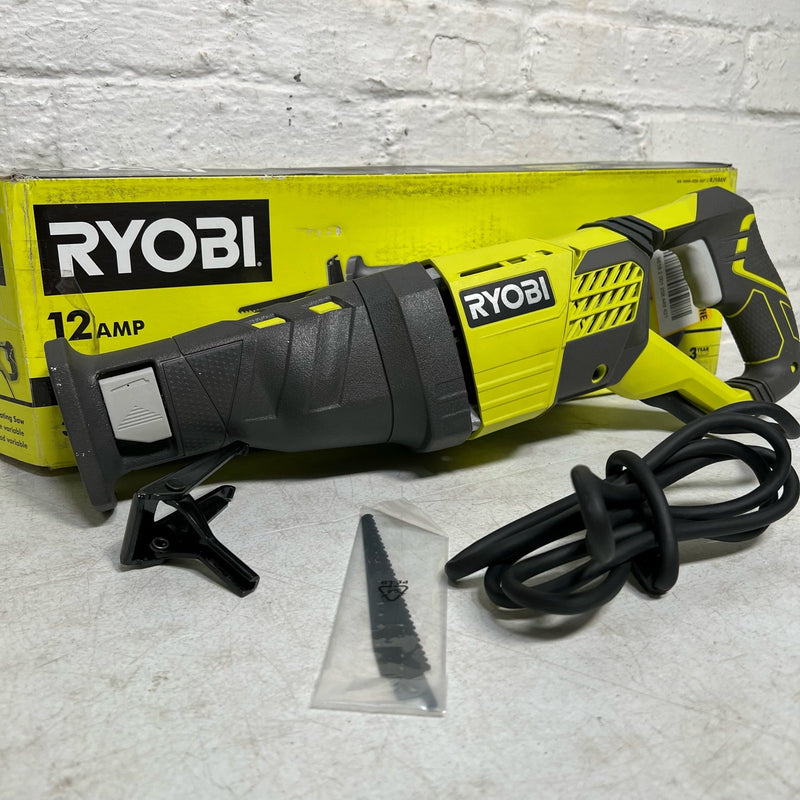 RYOBI 12 Amp Reciprocating Saw with Blade, Corded Electric, 3000CPM