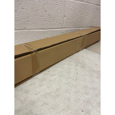 CAP Barbell 47" Regular E-Z Curl Bar For Weightlifting - 1" Thick with Clamps