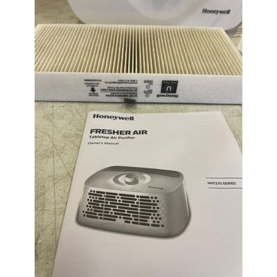 Honeywell Air Purifier 100sqft Dual Action Air Filter HHT270 Tabletop Small Room
