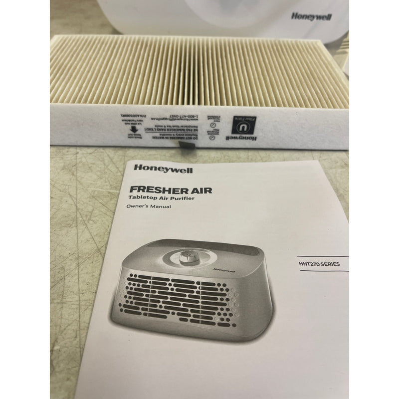 Honeywell Air Purifier 100sqft Dual Action Air Filter HHT270 Tabletop Small Room