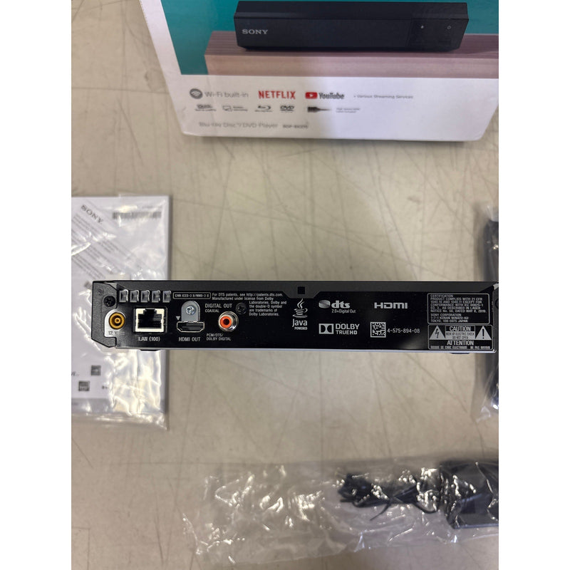 Sony Streaming Blu-ray DVD Player w Built-in Wi-Fi Dolby BDP-BX370 NO REMOTE