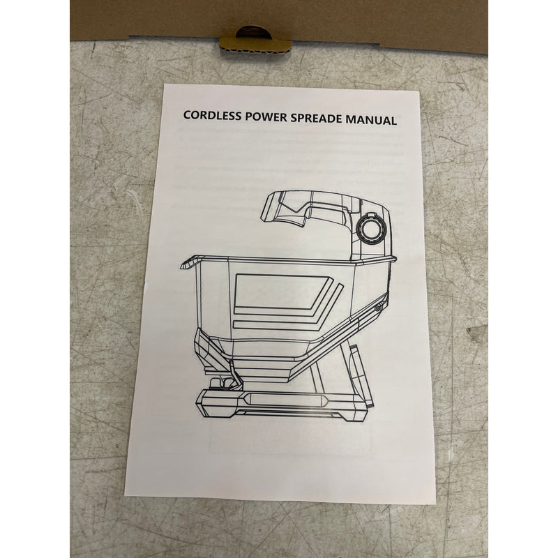 Handheld Electric Spreader Covers Up to 8,000 sqft. TOOL ONLY, Makita Compatible