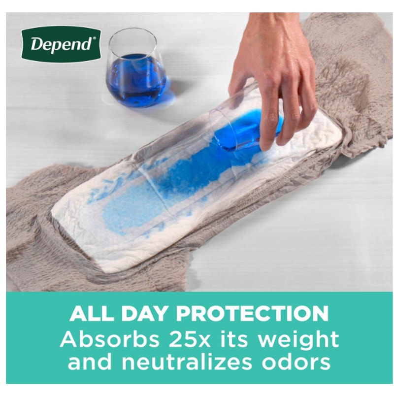 80-Count Depend Fresh Protection Adult Incontinence Underwear Men Small/Medium