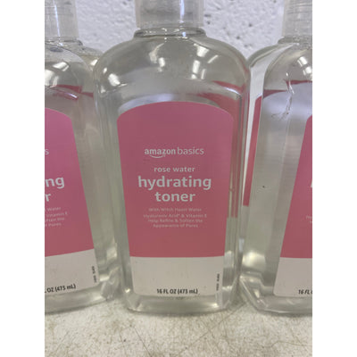 6-Pack Amazon Basics Rose Water Hydrating Toner, 16 Fluid Ounces