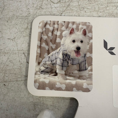 Koolaburra by UGG Pet Alfie Pajama w Hood Dog 17-18" Collar Gray Plaid - Large