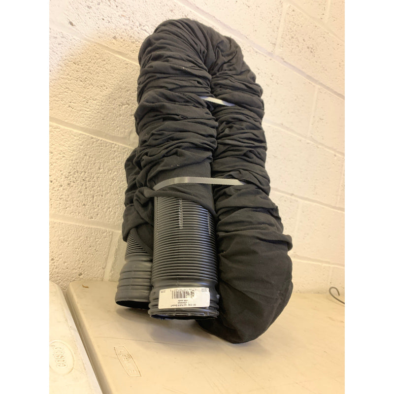 Amerimax Home FLEX Drain 4 in. x 25 ft. Black Copolymer Perforated w Sock