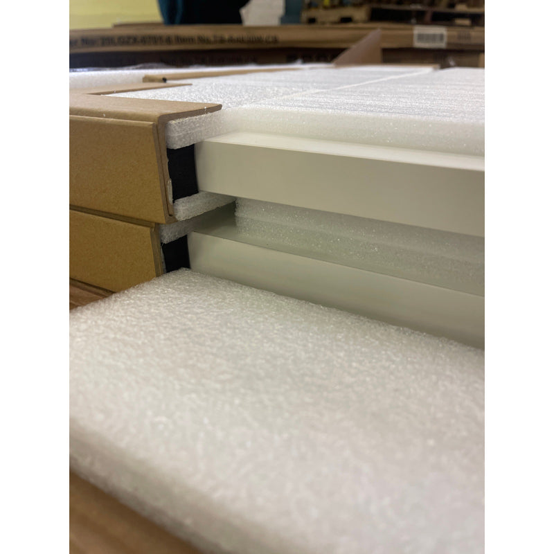 Flexispot L-shaped Desk Top Only, 63" x 40" 2-Piece, White TB-L6340W-CB