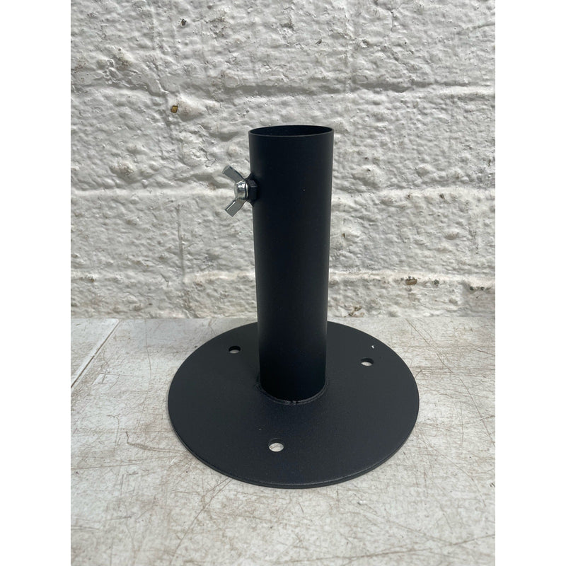 Bistro String Light Pole, 2 Pack, Extends 10 Ft, Black, Excello Global Products