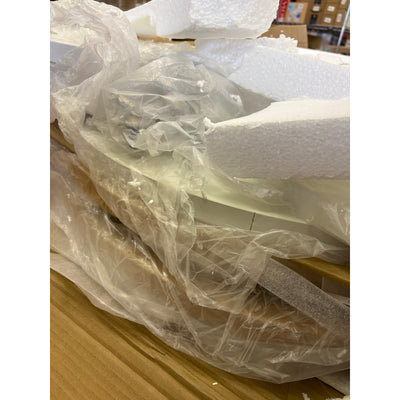 Tribesigns Round Dining Table for 4, Modern 47" Kitchen Table, Gold Metal Base