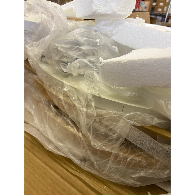 Tribesigns Round Dining Table for 4, Modern 47" Kitchen Table, Gold Metal Base