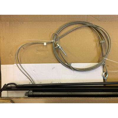 FLEXIMOUNTS Overhead Lifting Storage Rack, 4x4' Ceiling Rack 300lb Lift Capacity