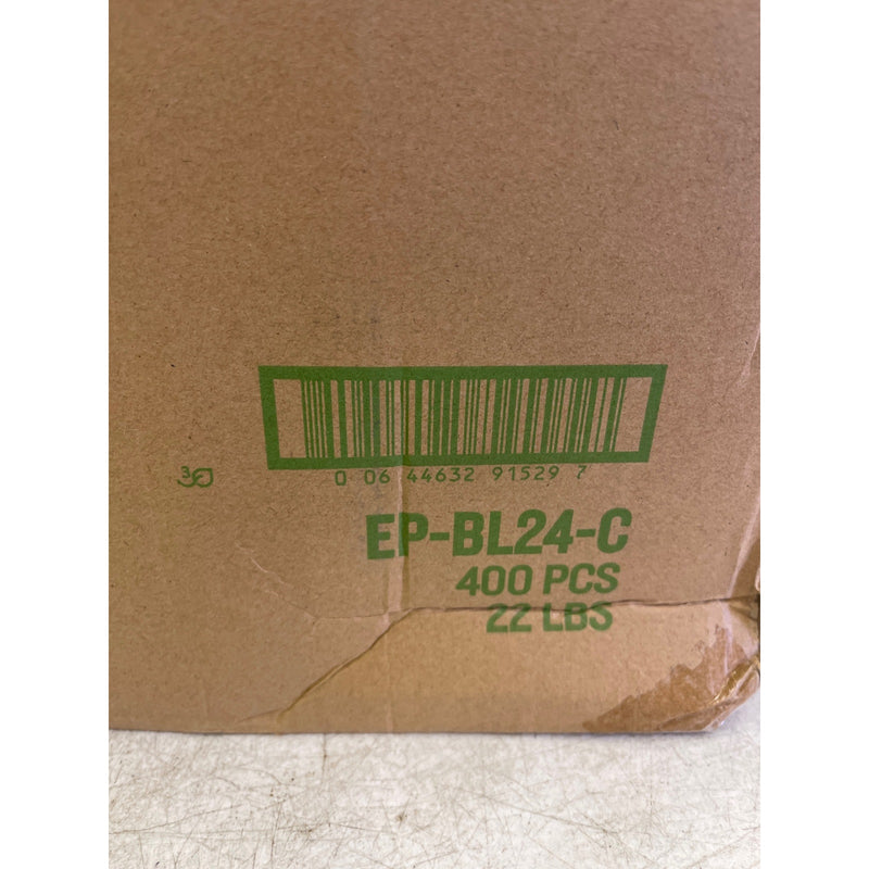 Eco-Products 24 oz. White Compostable Sugarcane Coupe Bowl - 400/Case epbl24c