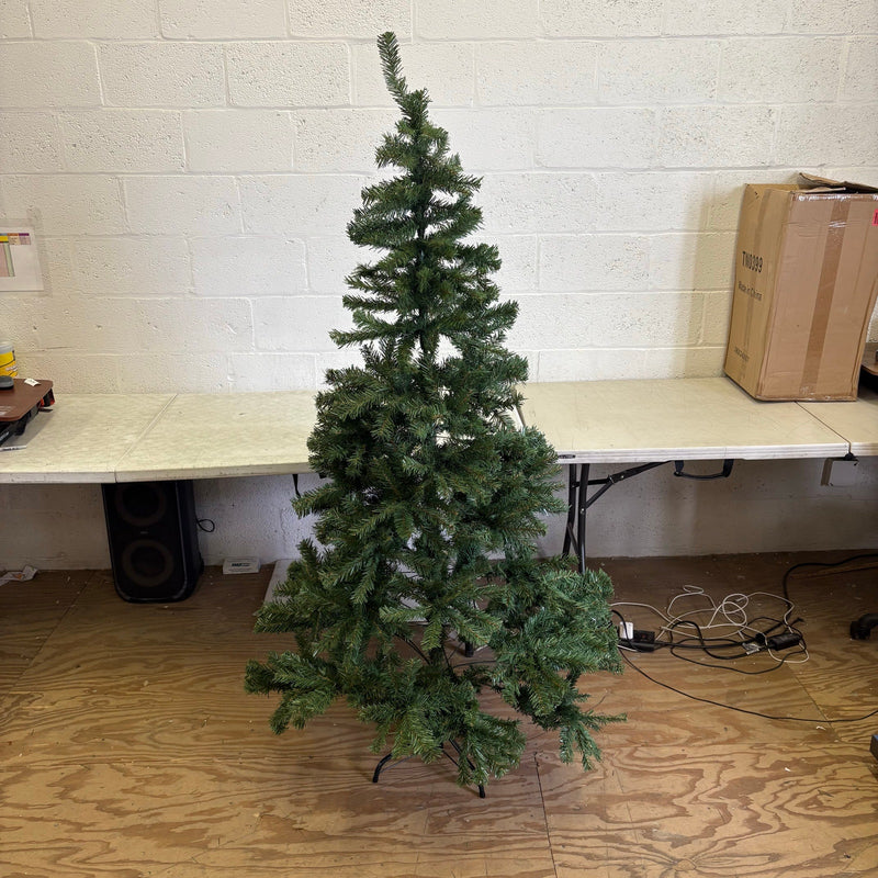 Mupera 6-FT Artificial Christmas Tree, PVC Xmas Pine Tree, 800 Branch Tips Green