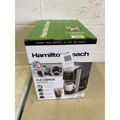 Hamilton Beach FlexBrew Advanced 5-in-1 Coffee Maker, Pods, Ground Coffee