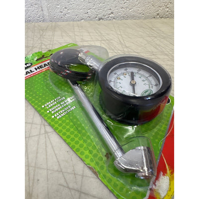 Slime Dual Head RV Dial Tire Gauge 10-160PSI Extra Long Air Hose Shock Resistant