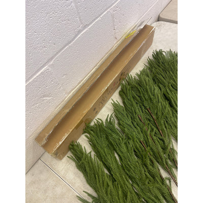 Senjie 36" Norfolk Pine Stems Real Touch Artificial Christmas Branches 12 Pcs